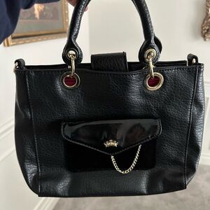 Juicy Couture Black Leather Satchel